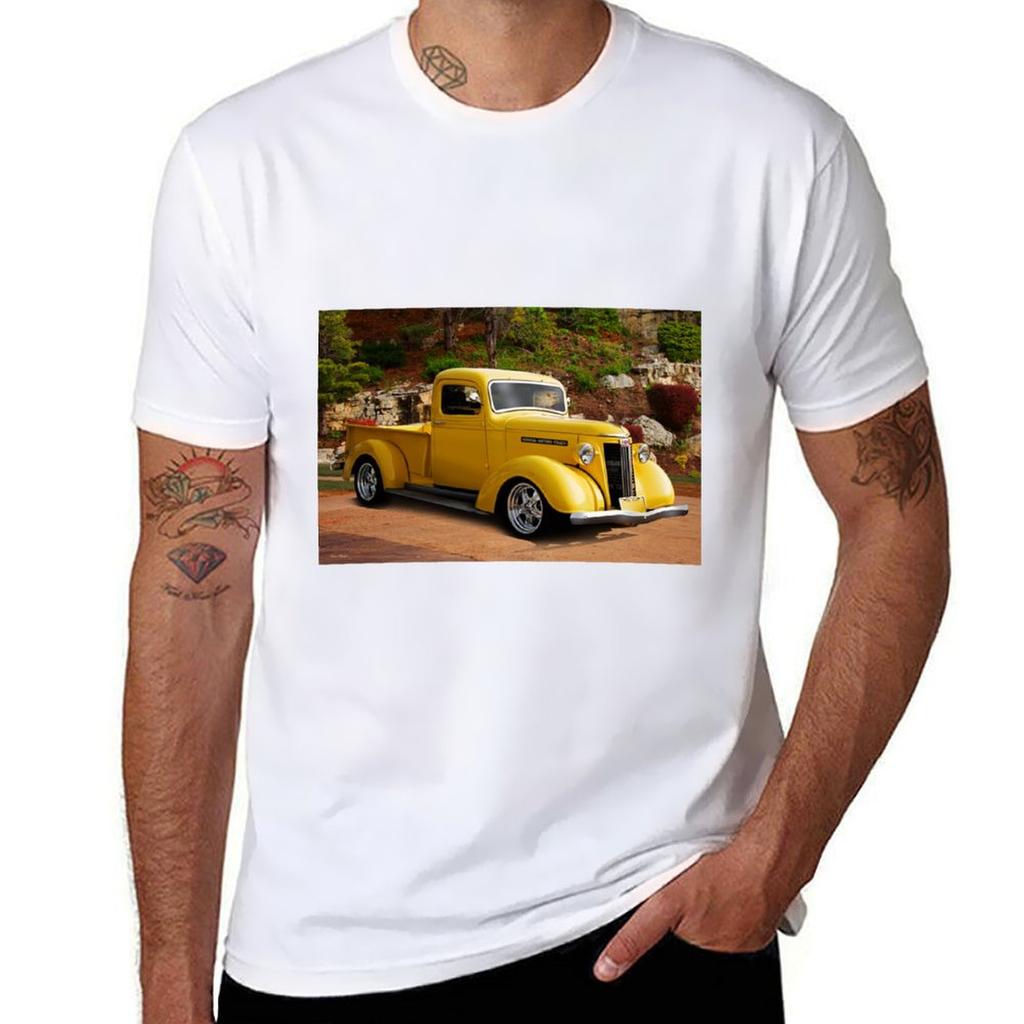 1938 Jimmy Six Pickup Truck Tshirt Plus Size Loose Fit Tshirt
