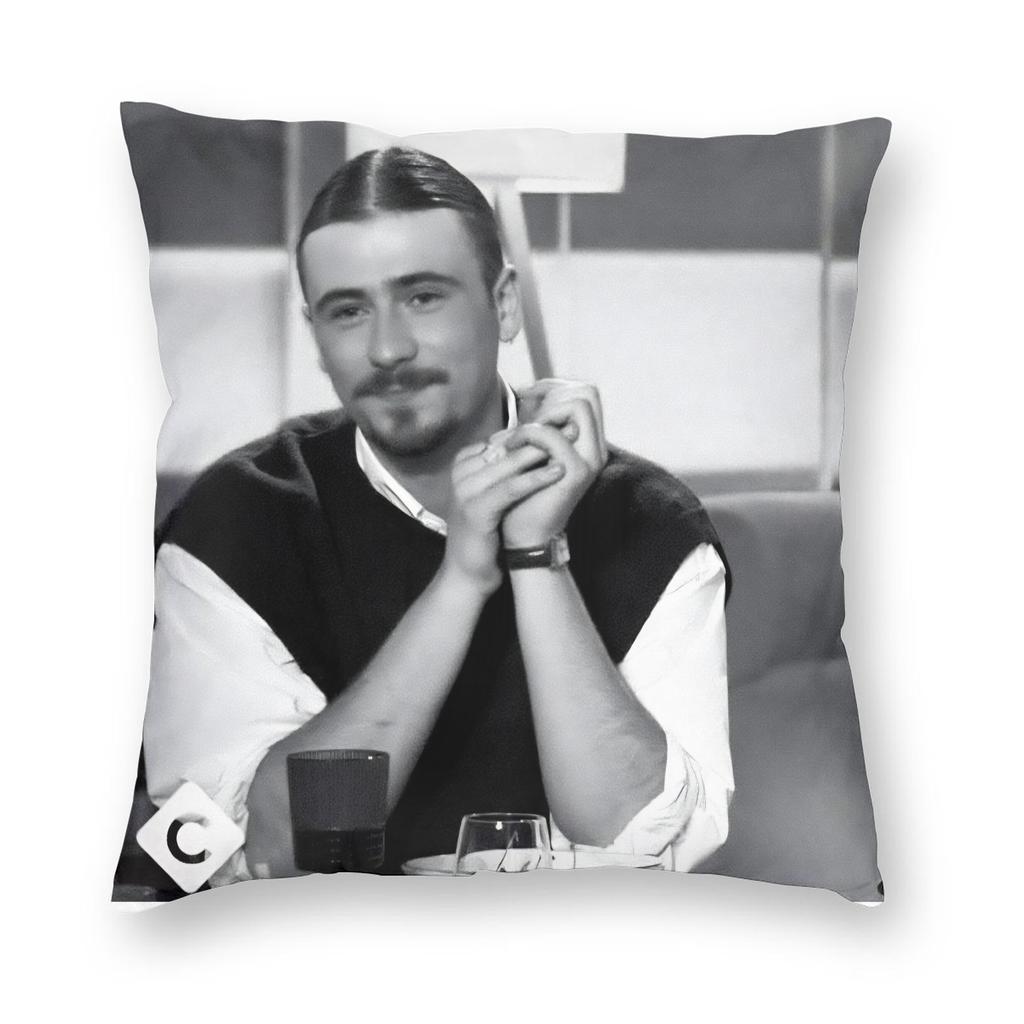 Pierre Garnier Singer Pillowcase Printed Polyester Cushion Cover Decor Pillow Case Cover Home Zipper 45*45Cm