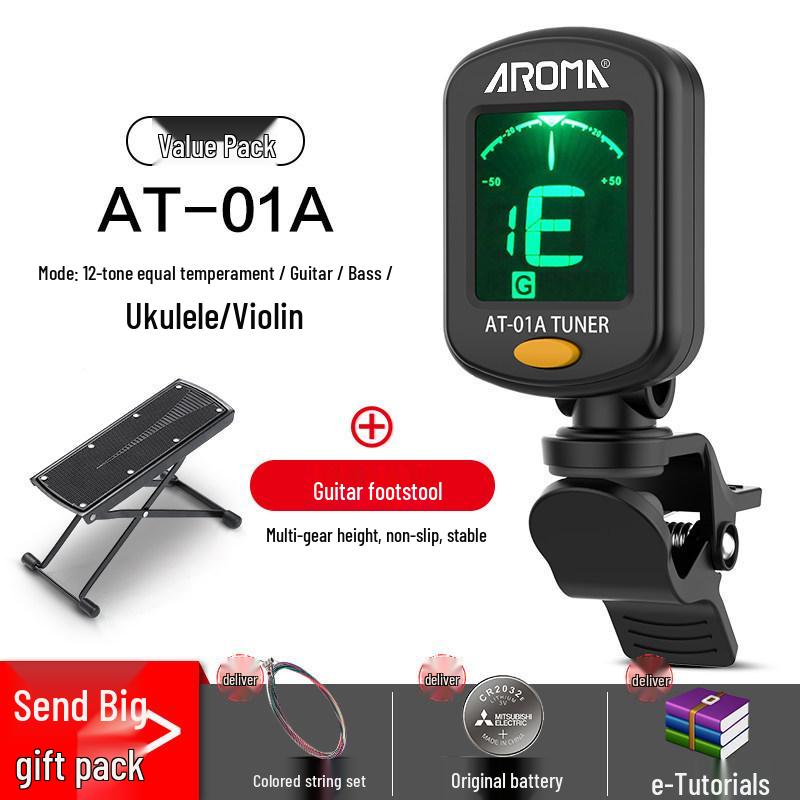 Anoma Univerzální elektronická ladička pro kytaru, ukulele a housle