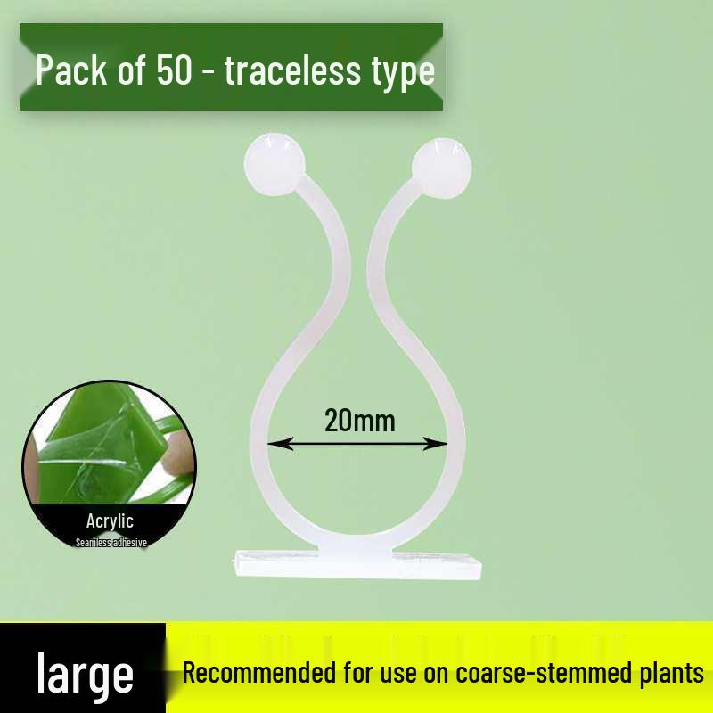 Pothos Climbing Clips: Rose Green Plant Wall Hooks for Vines