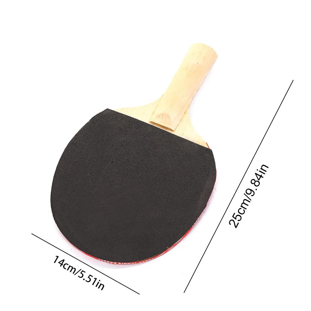 Tischtennis-Schläger-Set mit Tischtennisnetz und Pfosten-Set Tischtennis-Schläger-Set für Indoor-/Outdoor-Spiele