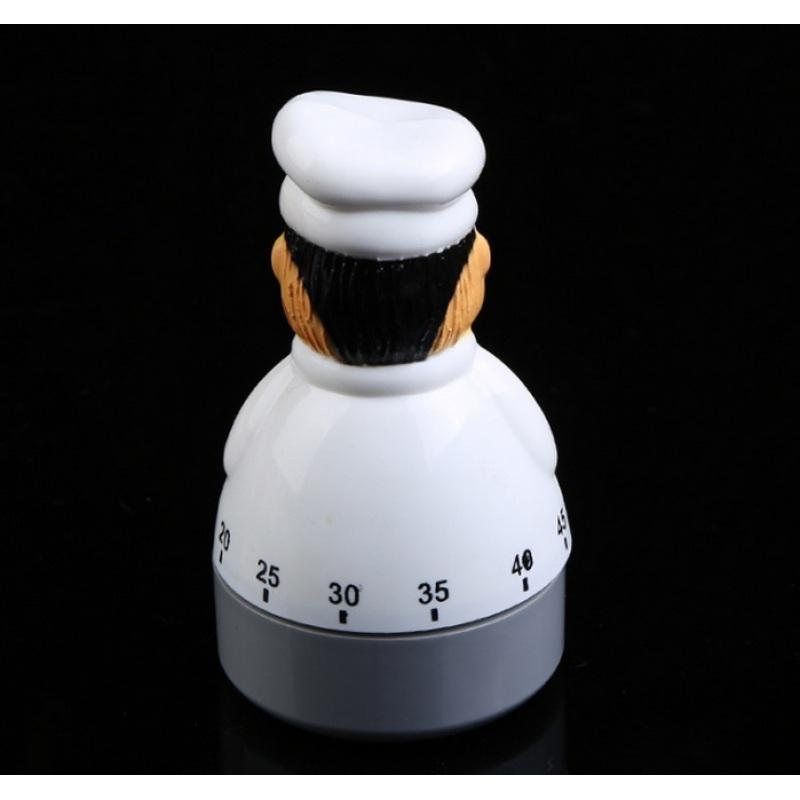 Electronic Timer Fork Chef Kitchen Accessories Plastic Kitchen Timer Mechanical Countdown Dial Alarm