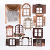10Pcs Window Frame Stickers Decorative Stickers For Scrapbooking Supplies Junk Journal Kit Album Planner Diy Craft Embellishment