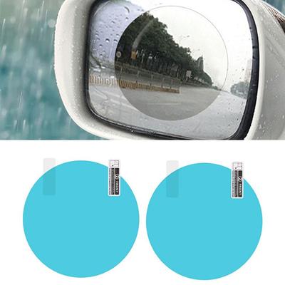2pcs New Car Sticker Rainproof Film Rearview Mirror Anti-Fog Waterproof Clear Film Stickers Auto Safety Driving Auto Accessories