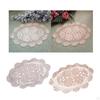 Dining Table Placemat Handmade Kitchen Mat Oval Multipurpose for Farmhouse