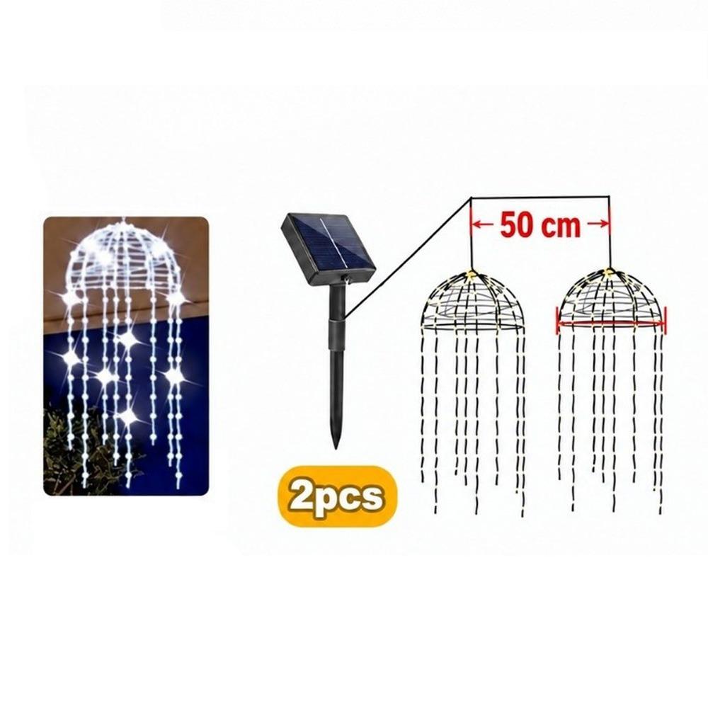 2/4 Jellyfish Solar Jellyfish Lights Waterproof String Lights Creative Fairy Lights Wedding Decor