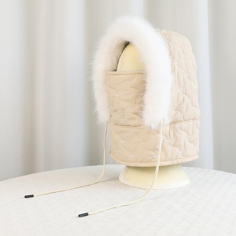 Winter Mask Scarf Cap Outdoor Riding Ski Ear Protection Bomber Hat Velvet Warm Neck Protection Cap