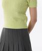 MUSINSA STANDARD WOMAN Women'S Cable Crew Neck Short Sleeve Knit [Melon]