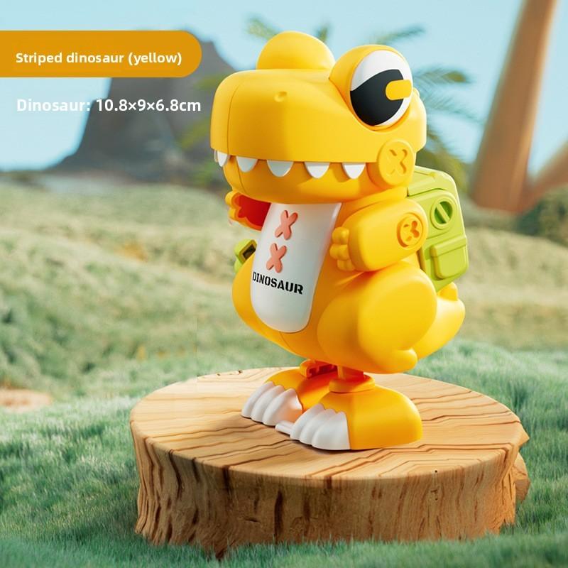 Dinosaur Plastic Kid Wind Up Toy With Mechanical Movement For Gift Learning