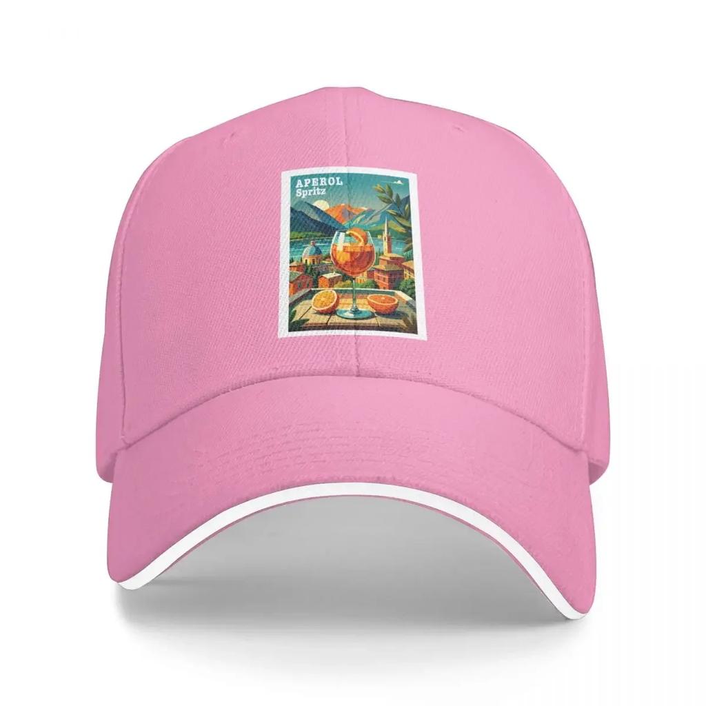 Aperol Spritz poster Baseball Cap Hat Man Luxury Designer Golf Womens Beach Mens