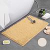 Alfombra de baño de chenilla de 40x60CM, rectangular, de Color sólido, antideslizante, gruesa, suave, peluda, súper absorbente de agua, alfombra para suelo de ducha, suministros para baño y dormitorio