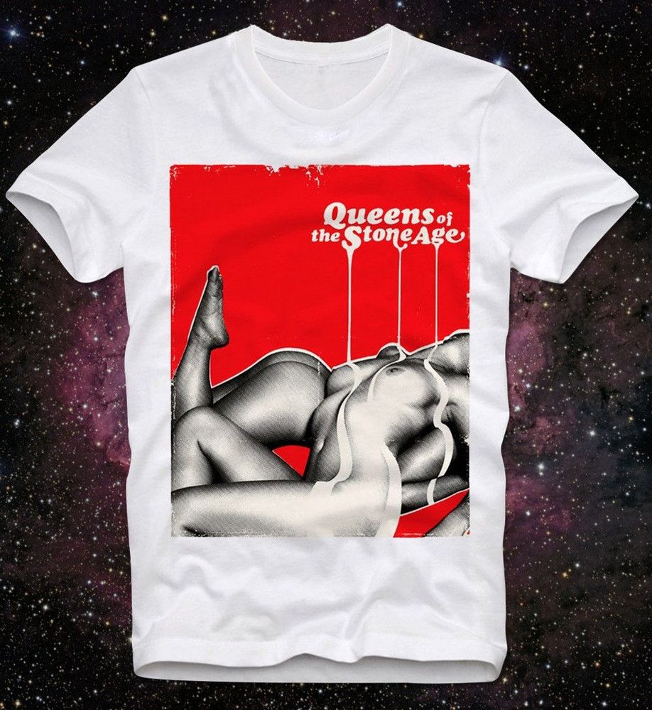 Unisex shirt Cotton Oversize Large Size Queens Of The Stone Age T-Shirt Cotton Unisex Tee S-4Xl NA767