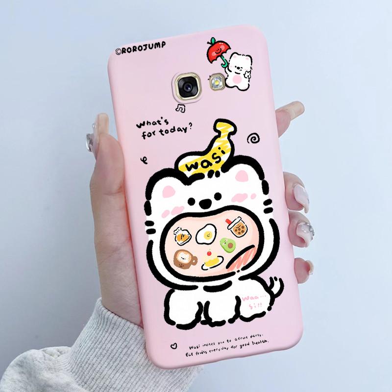 For Samsung Galaxy A5 2016 A7 2017 Phone Case Flower Girls Design Soft Silicone TPU Back Housing for SM-A510F A520F A720F Covers