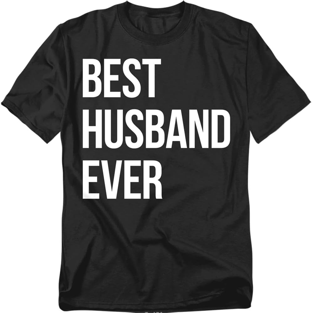 Popfunk Best Husband Ever T Shirt – Funny Romantic Gift Tee for Men, Unisex Adult