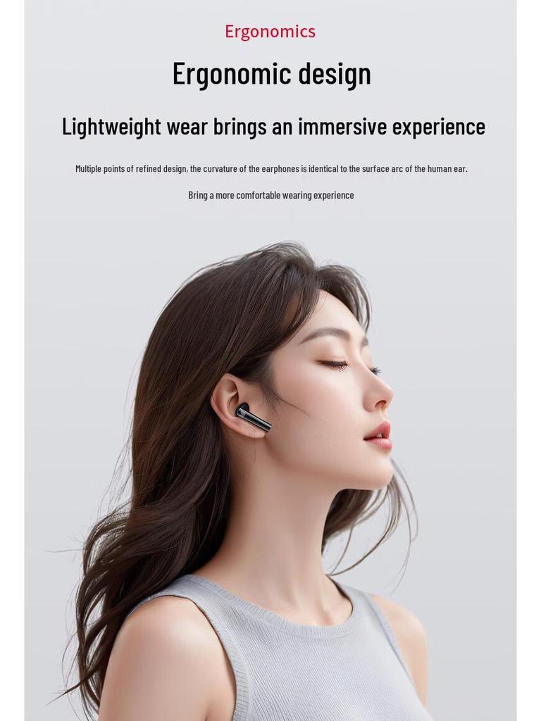 GT23 Wireless Bluetooth Earphones: Ultra-Long Battery, High-Quality Sound, Low Latency for Gaming and Music.