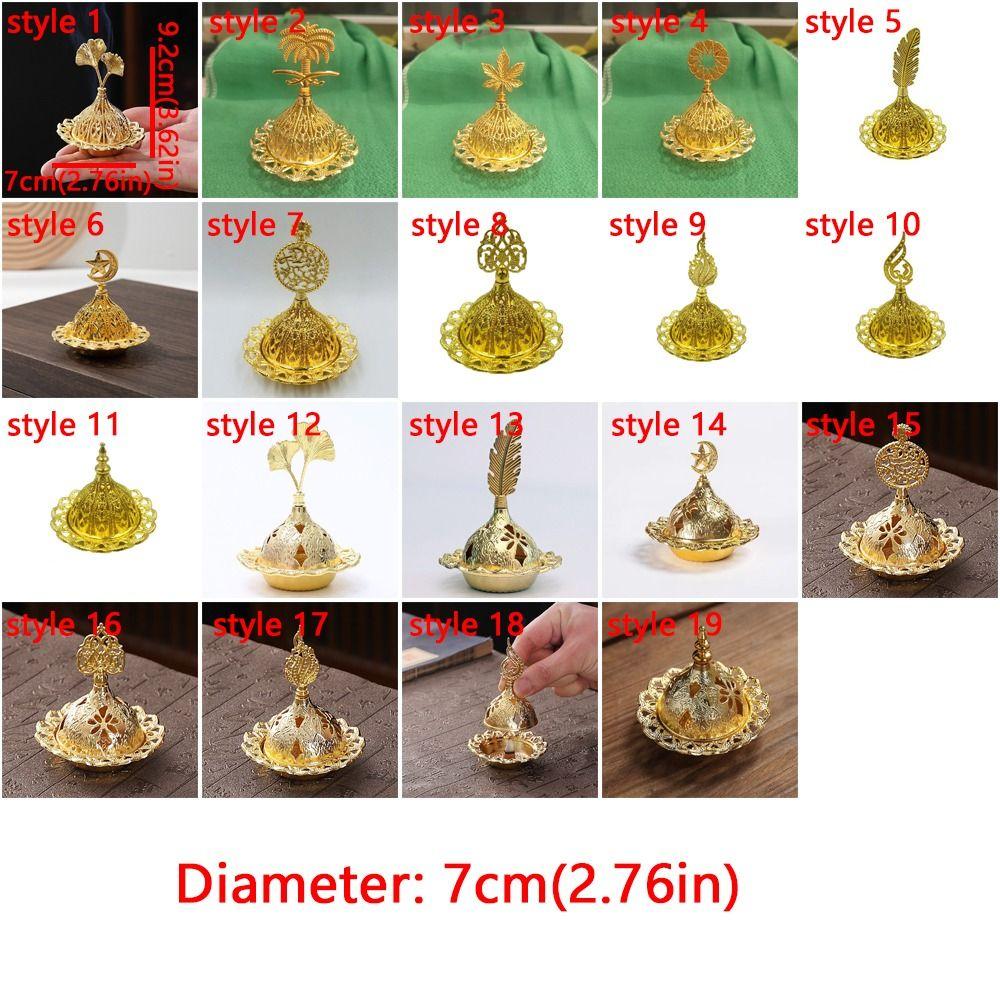 Retro Mini Censer Holder Zinc Zinc Alloy Aromatherapy Burner Portable Incense Stick Burner  Living Room