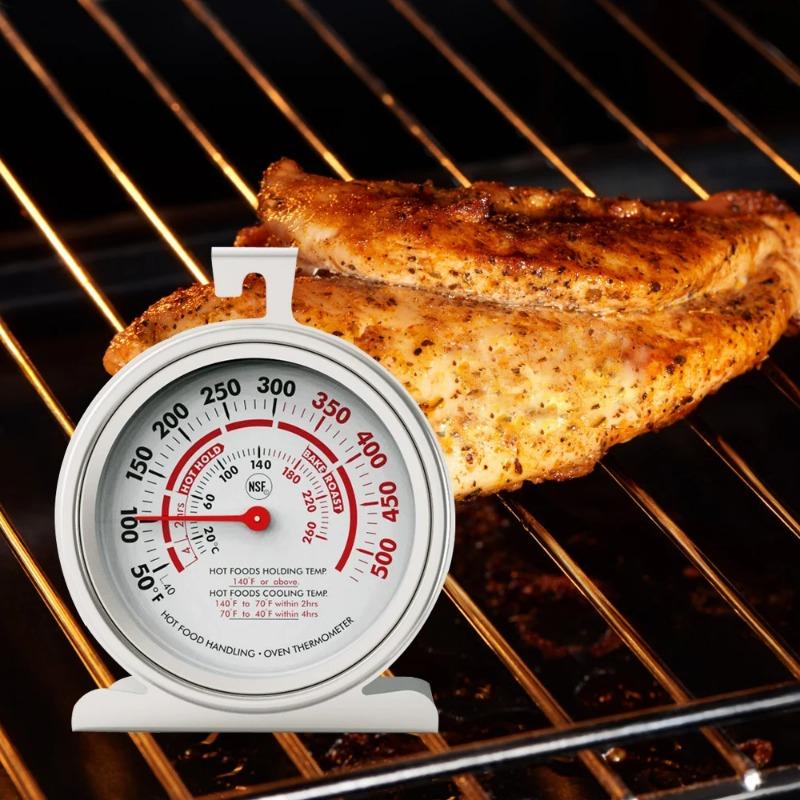 Oven Thermometer BBQ Baking  3-Inch Dial Classic Series  Stainless Steel  Kitchen Thermometer