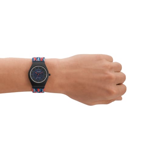 SAMS? Series Three-Hand Multicolor #tide ocean material? Watch