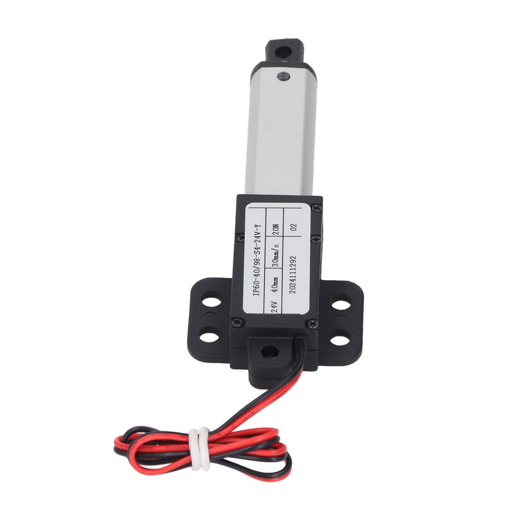 Mini elektrický lineární aktuátor 24V DC Vodotěsný pohybový aktuátor pro pohovku Robot Servo 40mm zdvih