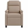 Recliner Chair Cappuccino Faux Leather