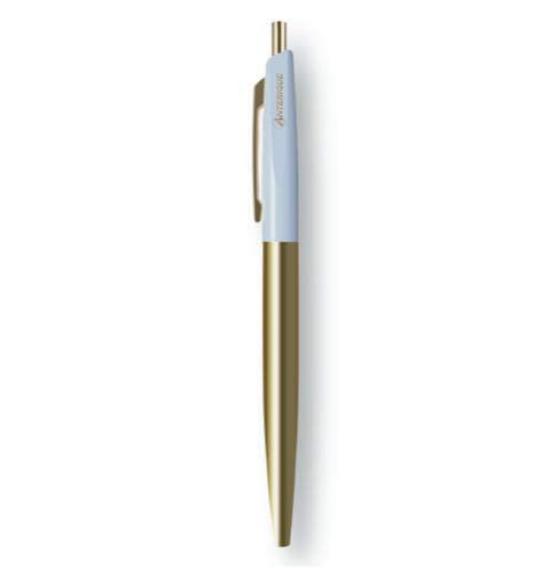 Anterique Ballpoint Extra Fine Aqua Oil-Based Pen, 0.5mm, Point, Blue, BP2-AB