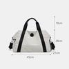 Lightweight Large-Capacity Travel and Sports Bag with Handheld and Crossbody Options for Short Trips and Commuting