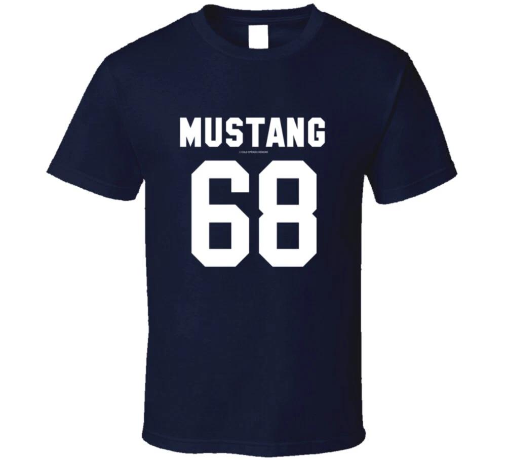 Mustang 68 Jersey Style 1968 Ponycar Gift T Shirt L