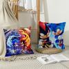 Movie S-Sonic The T-Hedgehog 3 Pillow Case Home Decoration Cushion Cover Suitable For Bedroom Car Office Sofa