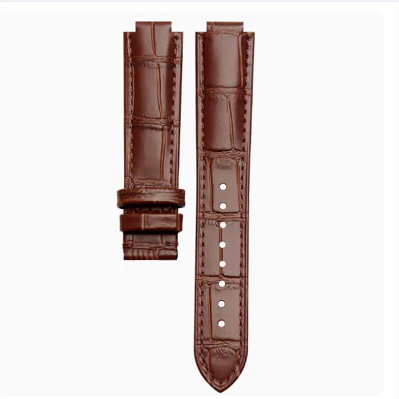 

Ремешок с выступающими ушками в стиле бамбука из кожи коровьей лицевой выделки для часов Blue Balloon Outer 22mm-Inner 14mm