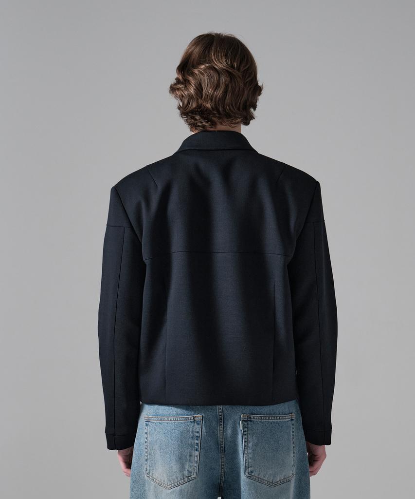 Fillchic Minimal Short Jacket (Navy)