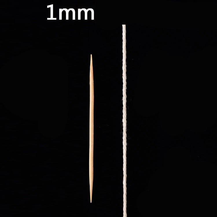 Cotton Fine Wrapped Thread Tapestry Woven Absorbent Rope Three Ply Cotton Rope Artificial Coarse Cotton Rope Binding 1mm 2mm 3mm 4mm 5mm 6mm