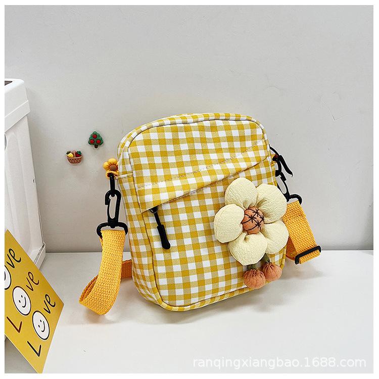 

Свежая и милая женская сумка-мессенджер, новая зимняя студенческая сумка через плечо, повседневная универсальная сладкая сумка жёлтый