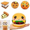Modelo de Biscoito Waffle Squishy com Espuma de PU para Alívio do Estresse e Presentear