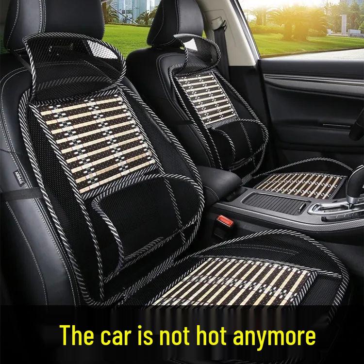 Bambusové hedvábí Polštář na autosedačku - Prodyšný, Větraný, Univerzální Chladivá podložka pro všechna roční období