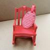 Rocking Chair Fine Workmanship Delicate Exquisite Christmas Decor Mini Rocking Chair for Home