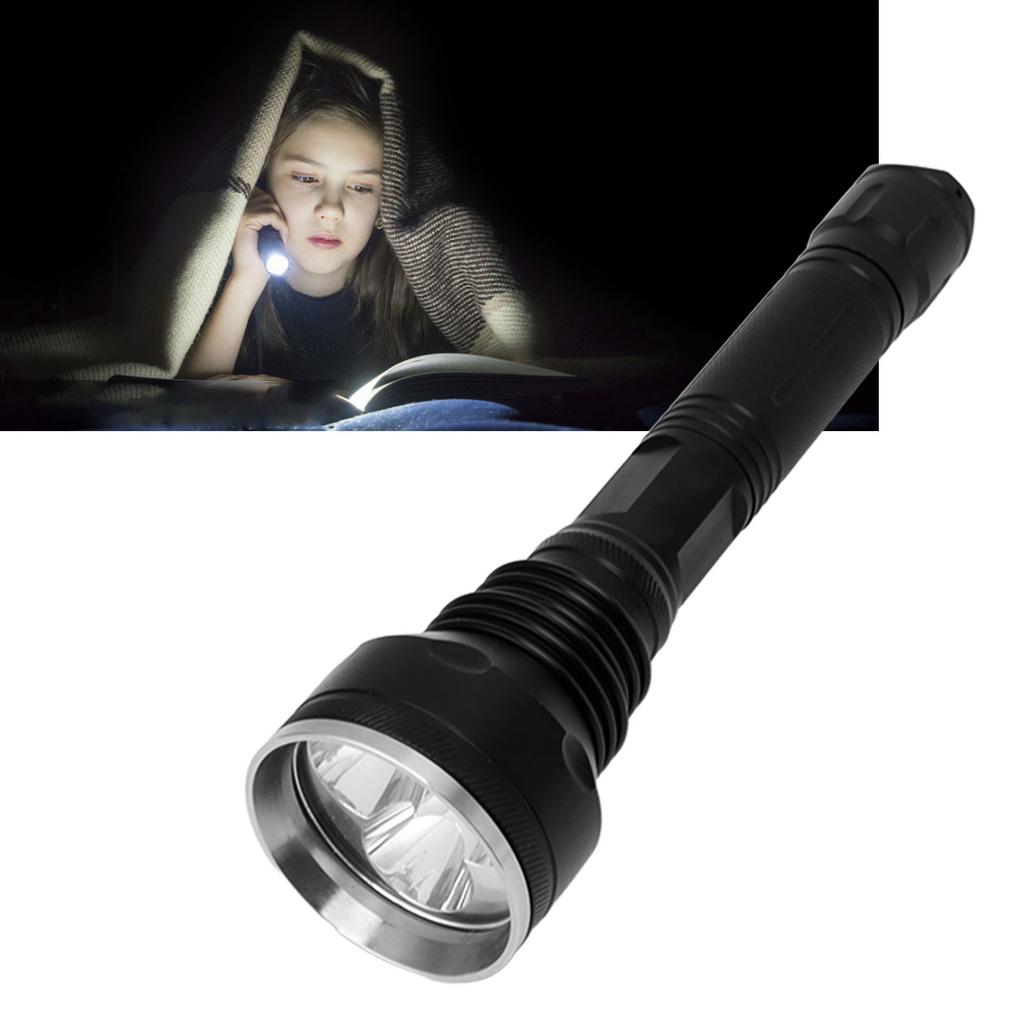 Aluminum Alloy Flashlight 5000LM Waterproof Handheld Flashlight for Camping Emergency Hunting