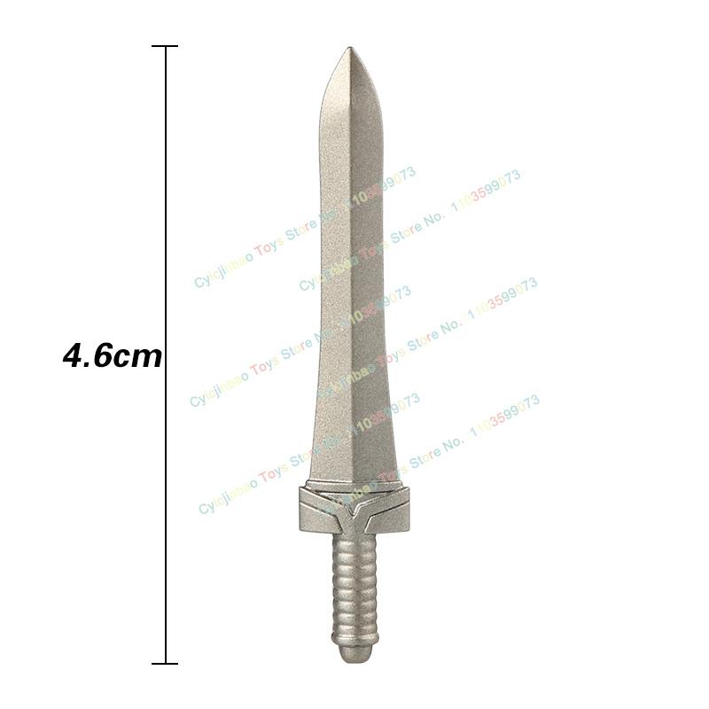 Medieval Military Cavalry Figures Building Blocks Accessories Sword Shield Knight Weapons Toys for Kids PJT049