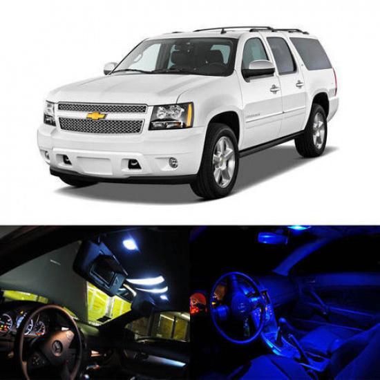 6 x Полный пакет светодиодного освещения салона для Chevy Suburban Tahoe 2007-2014