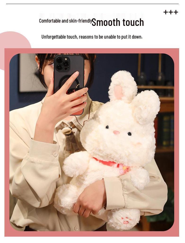 Cute Cartoon Rabbit Plush Toy - Tuan Tuan: Soothing Companion Gift for Kids