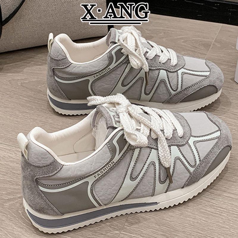 Cowhide Soft-soled Women's Autumn New Versatile and Lightweight Women's Shoes Casual Sports Shoes