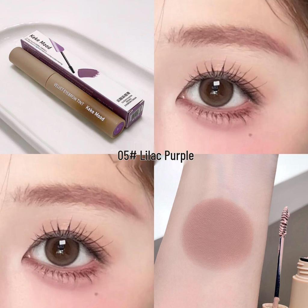 Kekemood Yunrong Tinted Brow Mascara: Smudge-Proof, Natural Light Shades, 3D Color Payoff, Ideal for Students