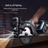High-Power 6-Inch Brushless Circular Saw - Lithium Battery Stone/Woodworking Electric Handheld Cutter