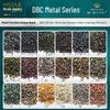 MIYUKI Antique Japanese Rice DBC11/0 Cut Glass Beads 1.6mm Metallic, 10g Pack
