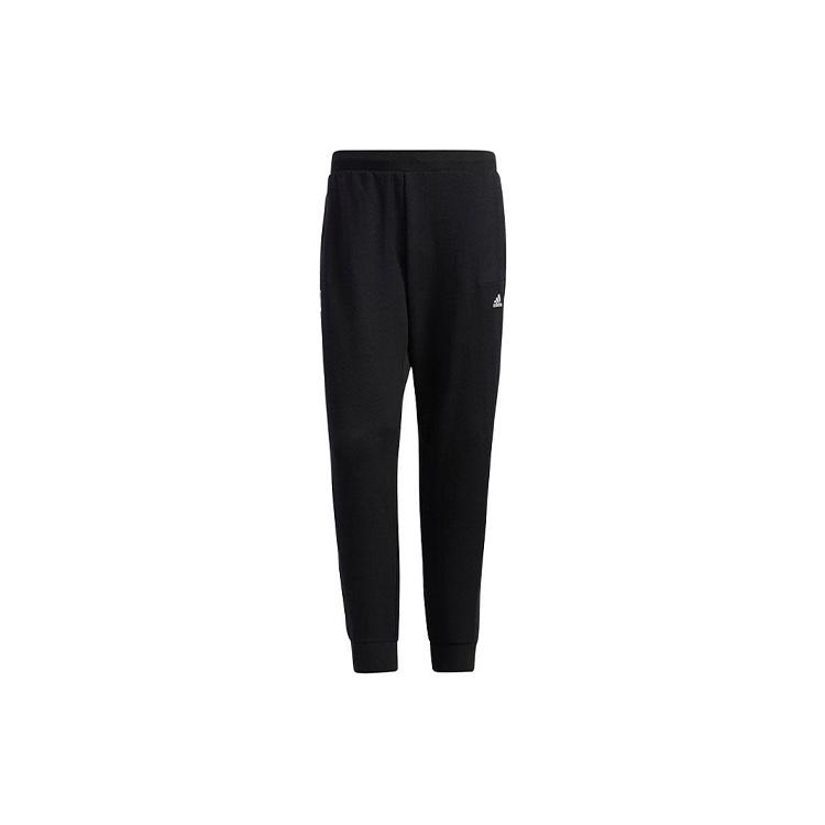 adidas Wj Pnt Pnt Swt Series Casual Sports Bundle Feet Long Pants Black Men s GP0887 S