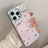 Suitable for Apple 15 phone case, iPhone 16 Pro Max, black and pink stars with resin, 17 electroplated, 14 minimalist style, Huawei