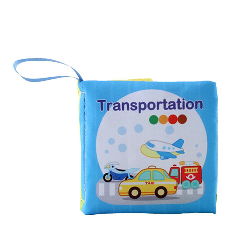 Erleuchte den Geist deines Kindes mit weichem Stoffbuch Englisch Tier Transport