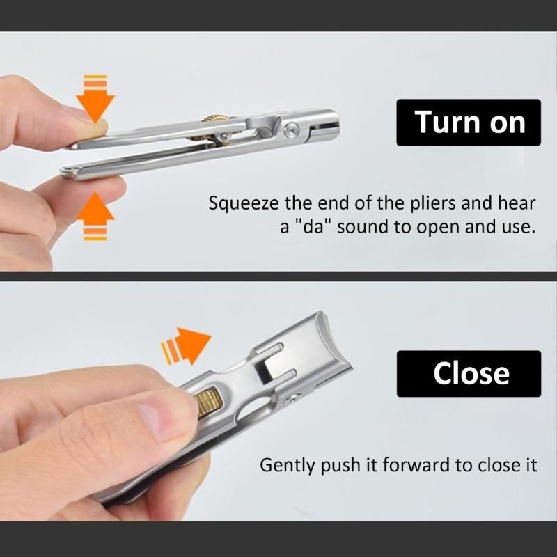 Large Jaw Nail Cutter Toenail Clippers Nail Toenail Clipper Easy To Use Suitable for Woman Man Nail Shapes and Sizes