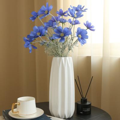 Artificial Cosmos Bipinnatus Realistic Fake Galsang Flower Stem Home Office Wedding Party Faux Bloom Table Centerpiece Decoration