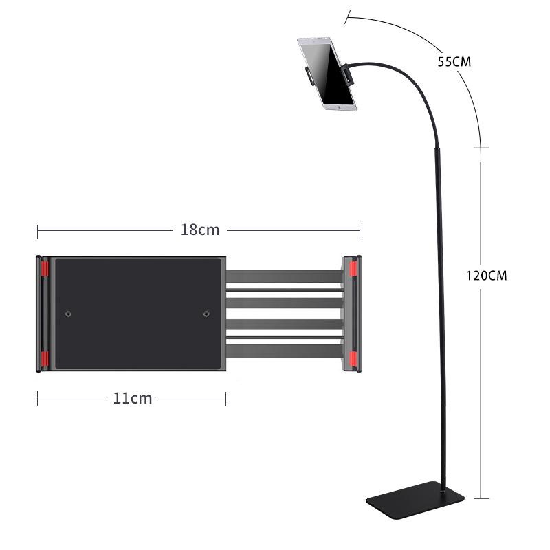 Bodenstehender Verstellbarer Metall-Tablet-Halter für iPad