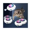 Cat Toy Smart Teaser Ufo Pet Turntable Catching Training Toys Usb Charging Cat Teaser Replaceable Feather Interactive Auto
